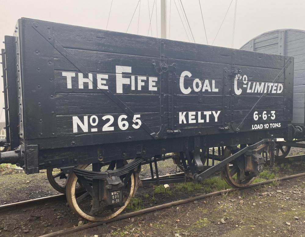 Fife Coal Company wagon No. 265 at Kelty